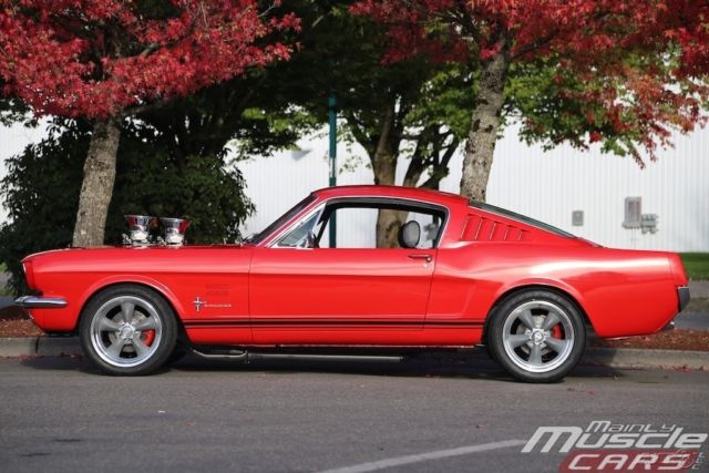 1966 Red Ford Mustang