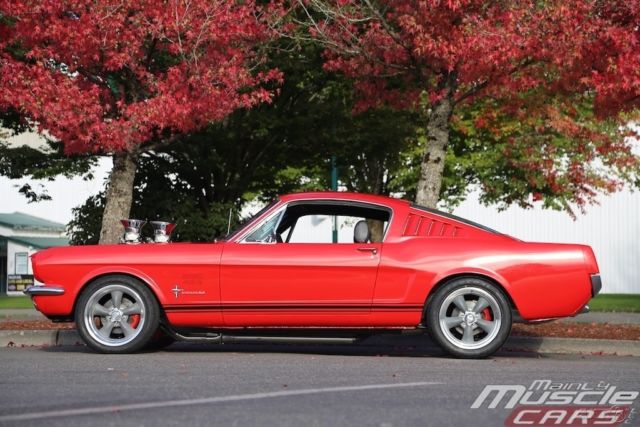 1966 Red Ford Mustang