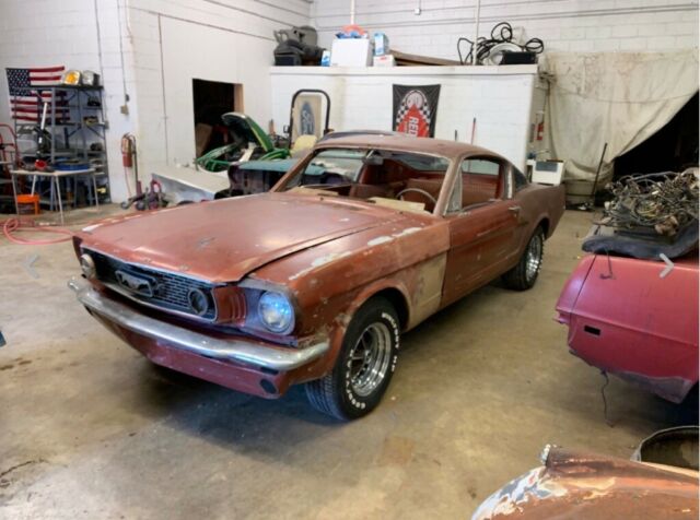 1966 Green Ford Mustang Fastback