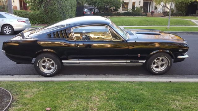 1966 Black Ford Mustang Fastback