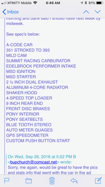 1966 Green Ford Mustang Fastback