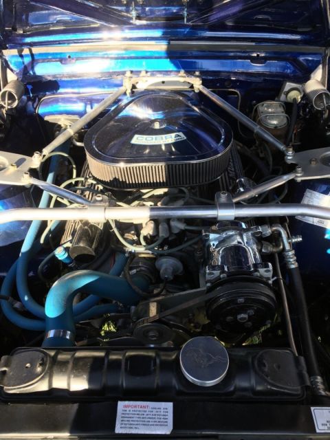 1966 Blue Ford Mustang fastback