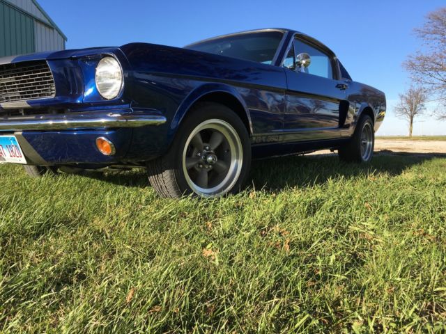 1966 Blue Ford Mustang fastback