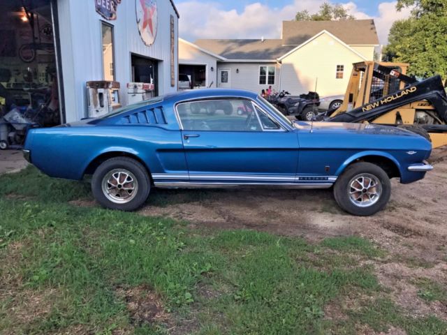 1966 Acapulco Blue Ford Mustang