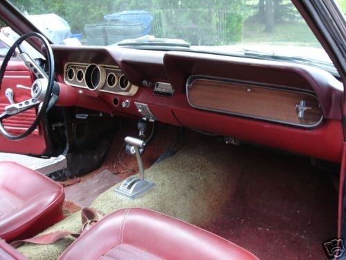1966 Black Ford Mustang