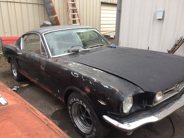1966 Black Ford Mustang