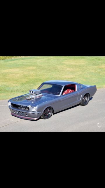 1966 Silver Ford Mustang Fastback
