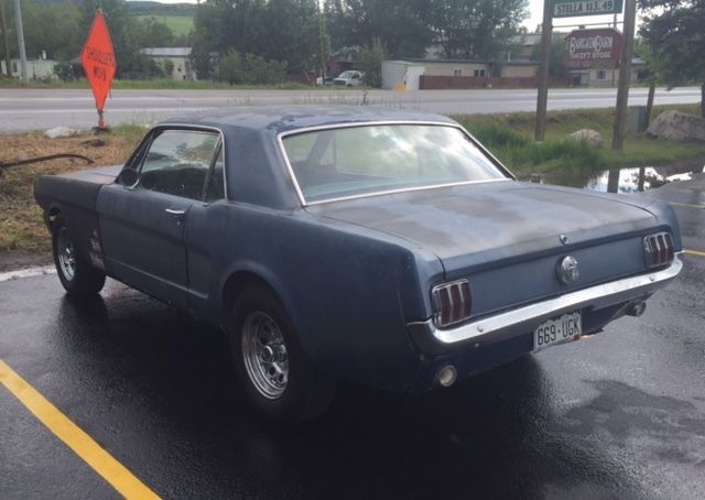 1966 Blue Ford Mustang Coupe