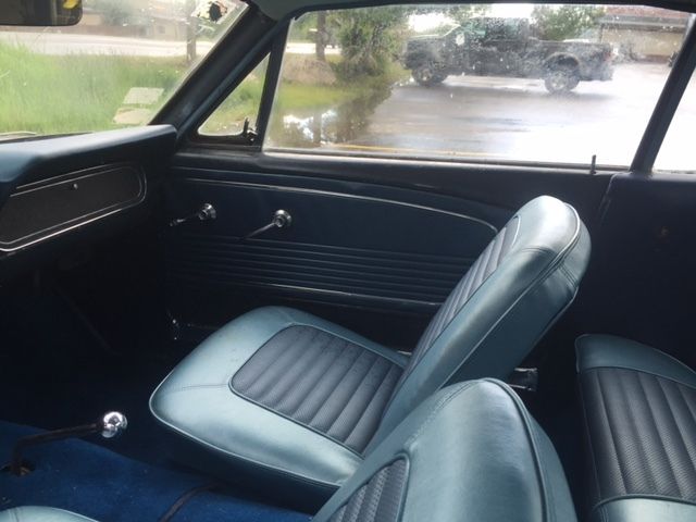 1966 Blue Ford Mustang Coupe