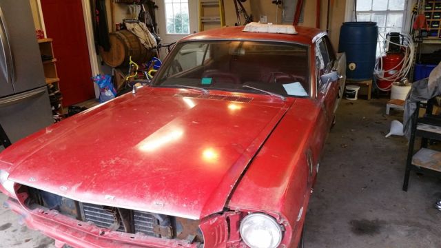 1966 Red Ford Mustang Coupe