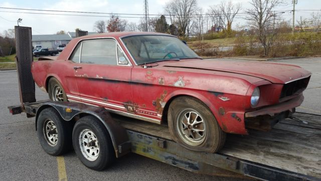 1966 Red Ford Mustang Coupe