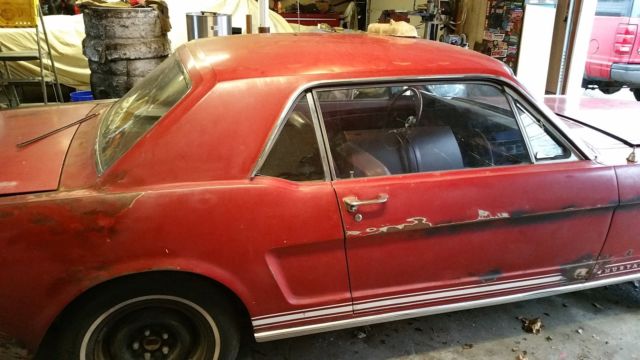 1966 Red Ford Mustang Coupe