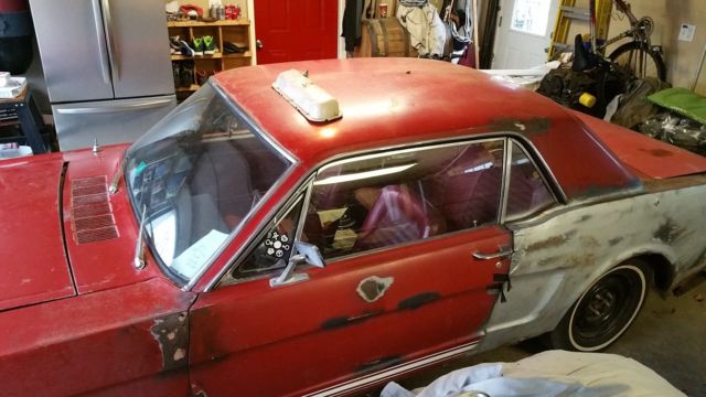 1966 Red Ford Mustang Coupe