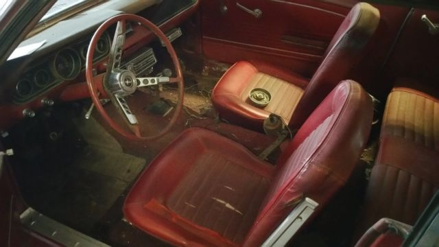 1966 Red Ford Mustang Coupe