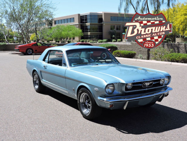 1966 Blue Ford Mustang Coupe