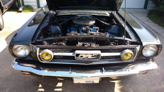 1966 Emerald Green Ford Mustang Coupe