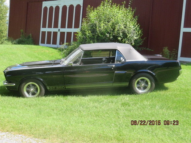 1966 Black Ford Mustang