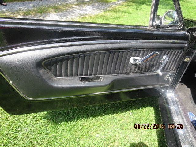 1966 Black Ford Mustang