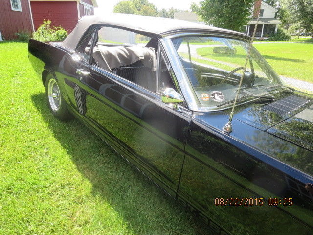 1966 Black Ford Mustang