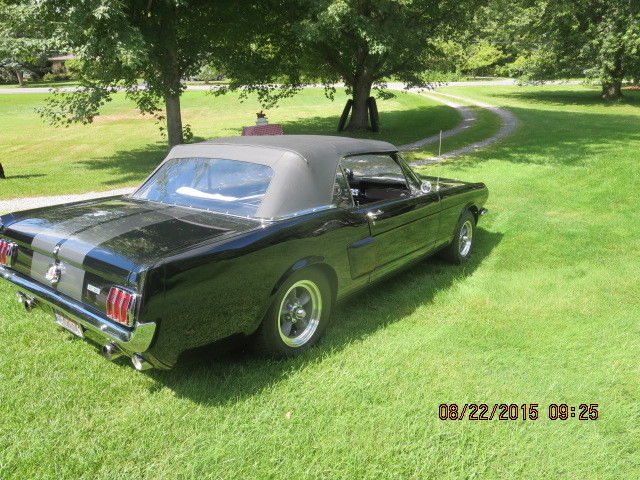 1966 Black Ford Mustang