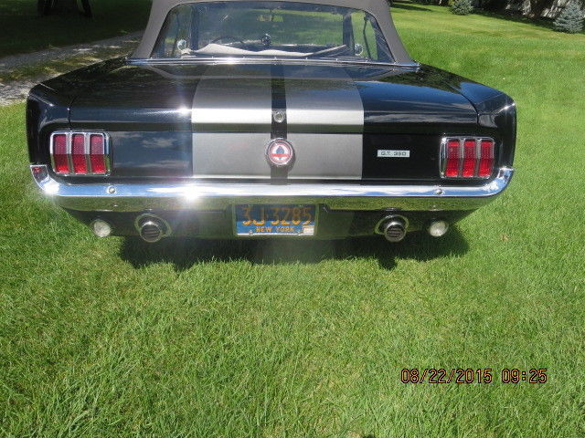 1966 Black Ford Mustang