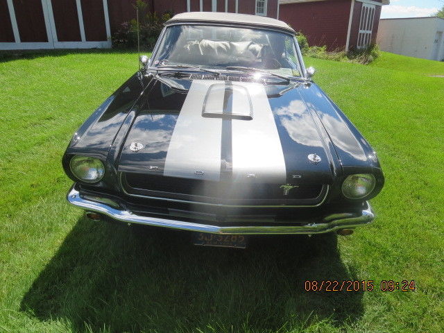 1966 Black Ford Mustang
