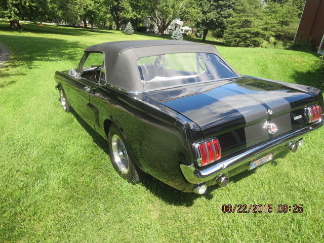 1966 Black Ford Mustang
