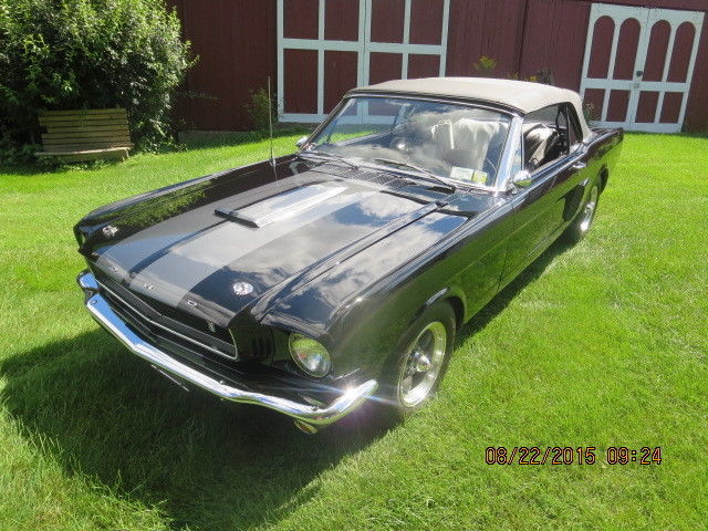 1966 Black Ford Mustang