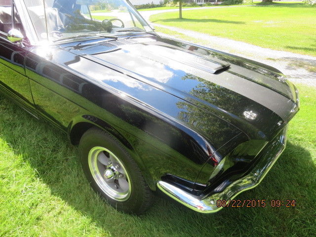 1966 Black Ford Mustang