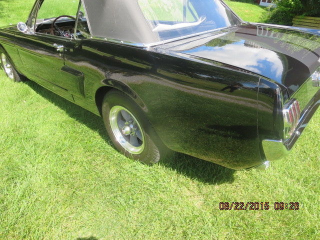 1966 Black Ford Mustang