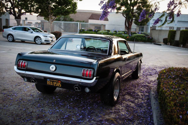 1966 Black Ford Mustang