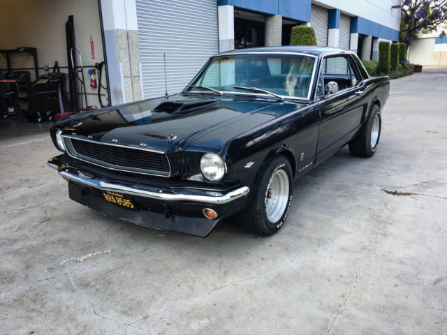 1966 Black Ford Mustang