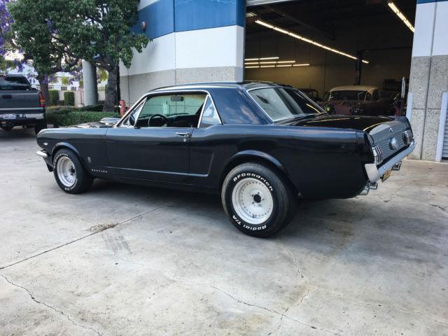 1966 Black Ford Mustang