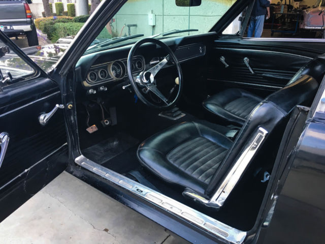 1966 Black Ford Mustang