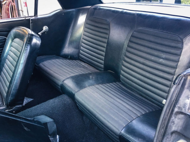 1966 Black Ford Mustang