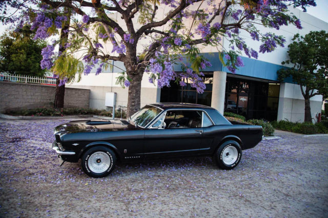 1966 Black Ford Mustang