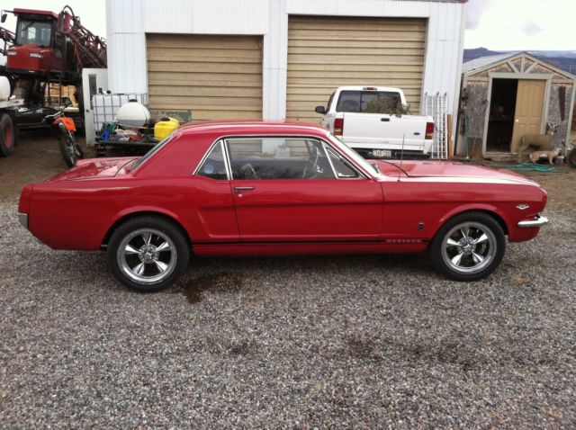 1966 Candy Red Ford Mustang Coupe