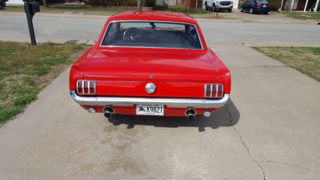 1966 Red Ford Mustang Coupe