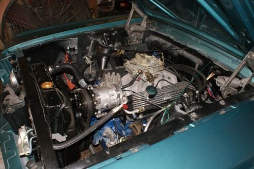 1966 Turquoise Ford Mustang Coupe