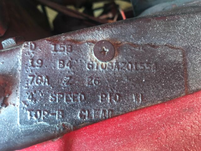 1966 Red Ford Mustang Convertible