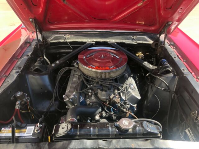 1966 Red Ford Mustang Convertible