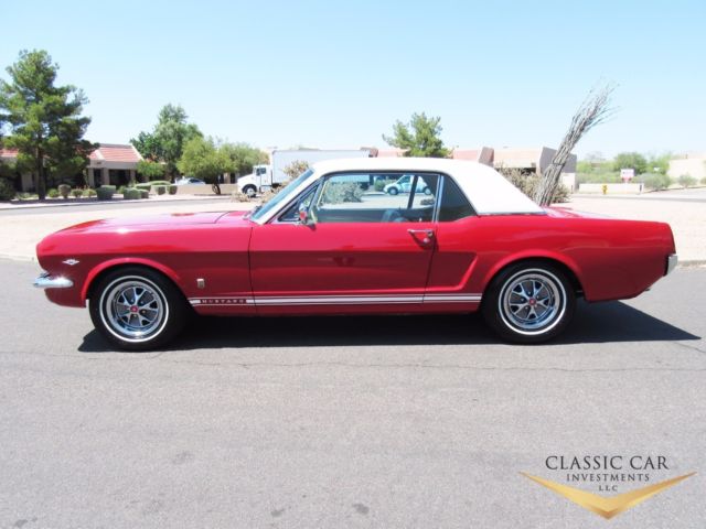 1966 Red Ford Mustang Coupe