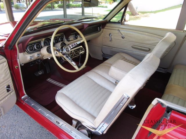 1966 Red Ford Mustang Coupe