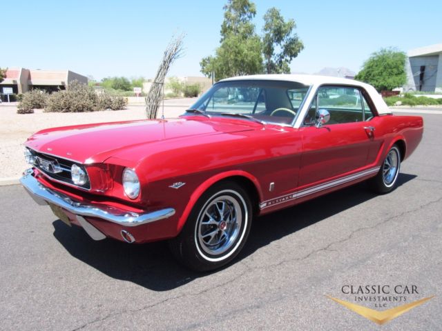1966 Red Ford Mustang Coupe