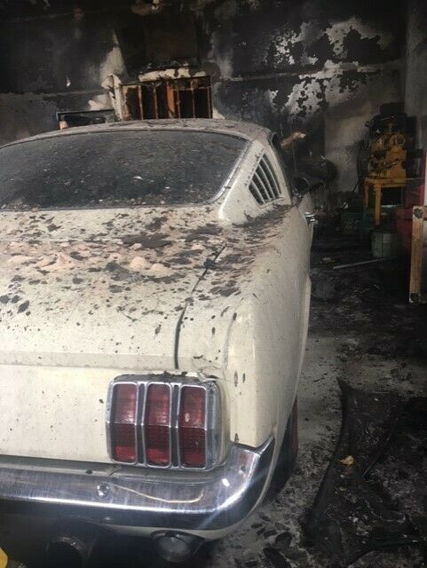 1966 Wimbledon White Ford Mustang Fastback