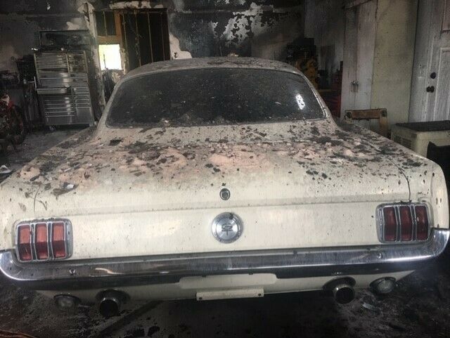 1966 Wimbledon White Ford Mustang Fastback