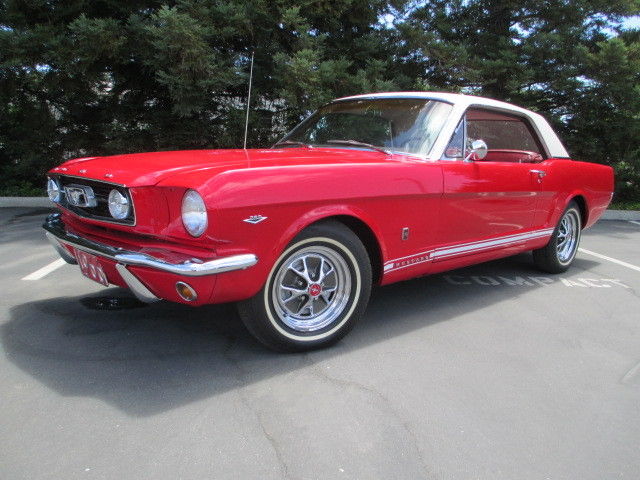 1966 Red Ford Mustang Coupe