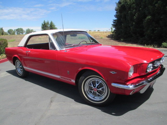1966 Red Ford Mustang Coupe