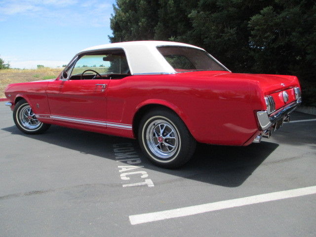 1966 Red Ford Mustang Coupe