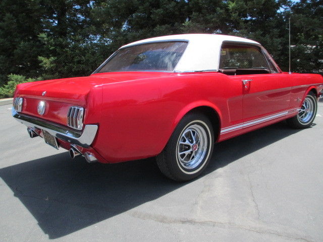 1966 Red Ford Mustang Coupe